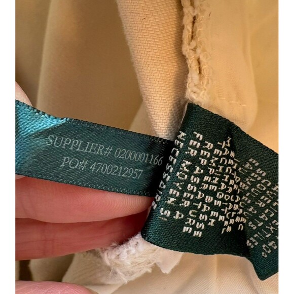 Ralph Lauren Mid Rise Moderate Straight Leg Ivory Classic Stretch Jeans SZ 6 - Picture 10 of 10